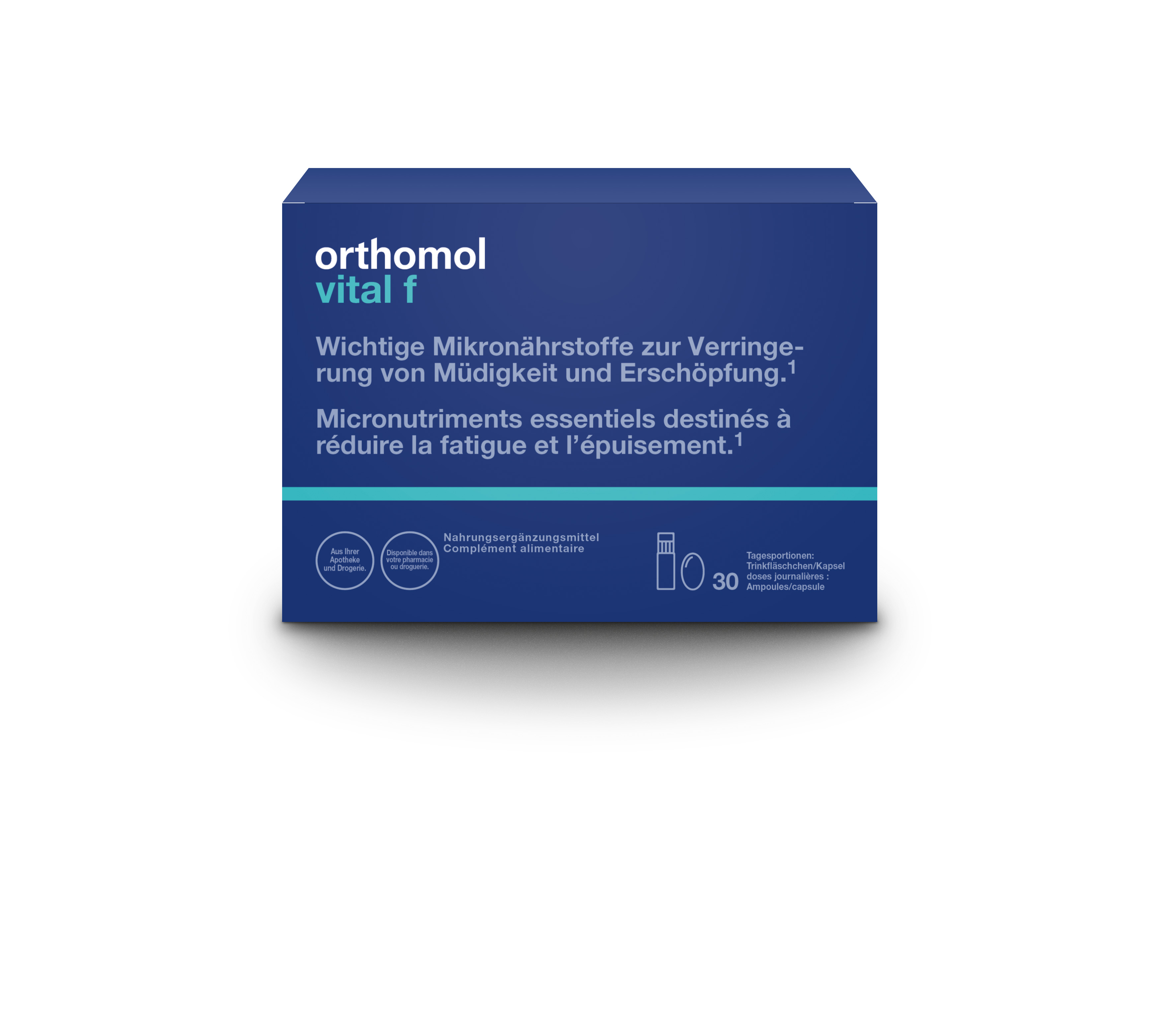 Orthomol Vital f ampoules buvables 30 pièces Orthomol Vital f ampoules buvables 30 pièces