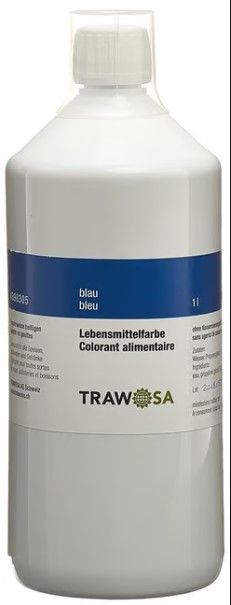 TRAWOSA colorant alimentaire bleu 1000ml