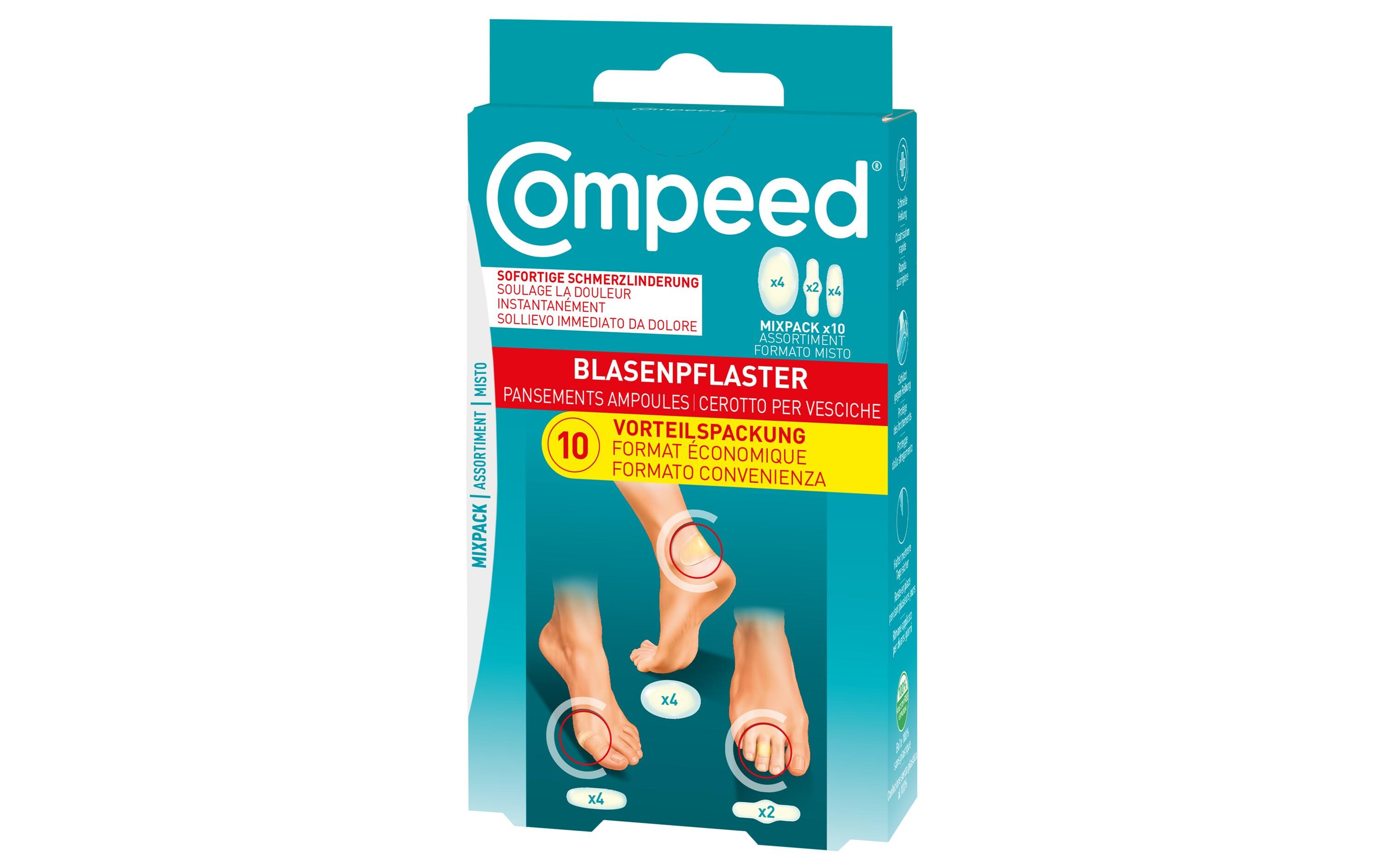 Compeed® Pansement Ampoule Mix 10 pièces Compeed® Pansement Ampoule Mix 10 pièces