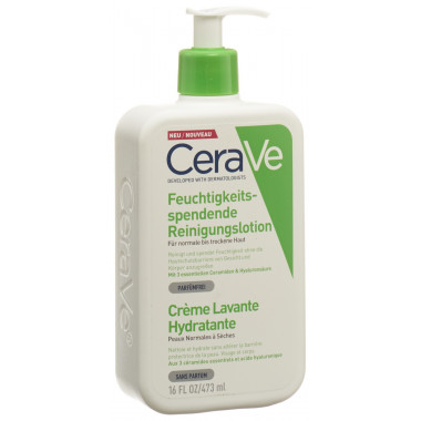 CeraVe Lotion nettoyante hydratante Disp 473ml