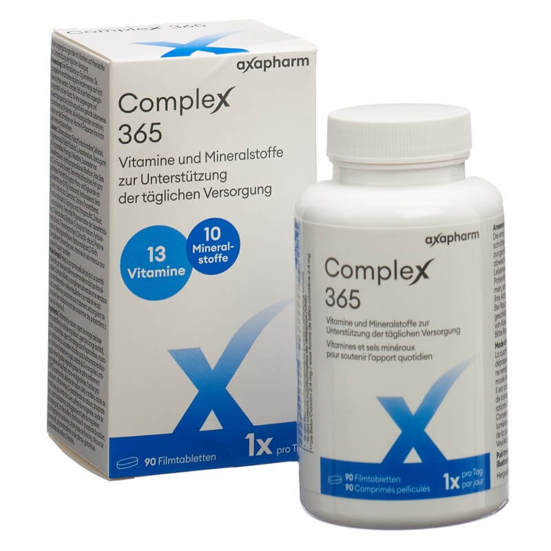 Complex 365 comprimés pelliculés 90 pièces Complex 365 comprimés pelliculés 90 pièces