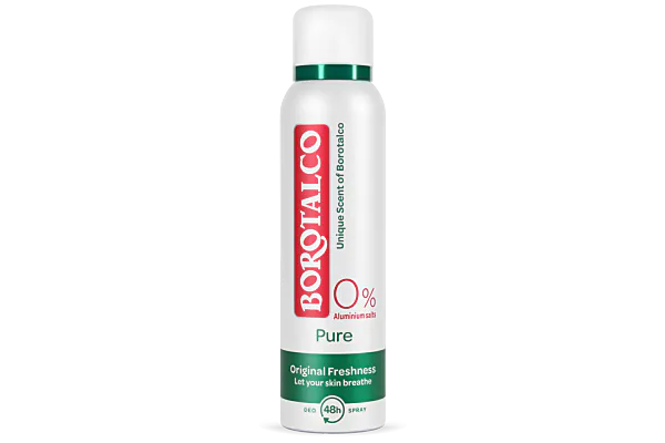 Borotalco Déodorant Pure Original Unique Scent of Borotalco Spray 150ml