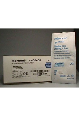 Tampon nasal MEROCEL Standard 4.5cm stérile 20 pièces