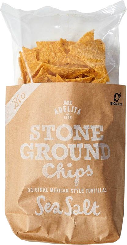 MIADELITA Chips de tortilla Sea Salt 150g