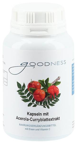 GOODNESS Gélules de fer et de vitamine C 600 mg 90 pièces
