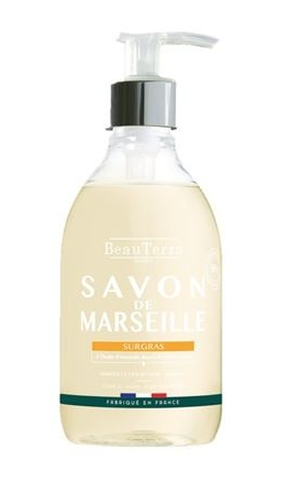 BeauTerra savon liquide riche Marseille Mand 300ml BeauTerra savon liquide riche Marseille Mand 300ml