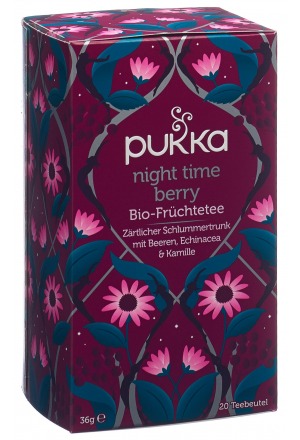 PUKKA Night Time Thé aux baies bio DE Btl 20 pièces