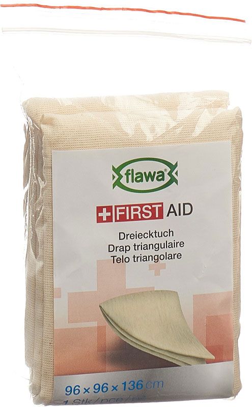 Drap triangulaire Flawa 96x96x136cm Drap triangulaire Flawa 96x96x136cm