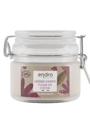 ENDRO Crème pour le corps nat Fleur de coton Glasfl 100ml