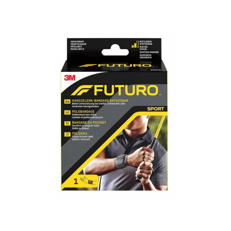 Bandage de poignet adaptable 3M Futuro Sport noir Bandage de poignet adaptable 3M Futuro Sport noir