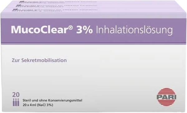 PARI MucoClear NaCl Inhal Lös 3 % hyp 60 Amp 4ml