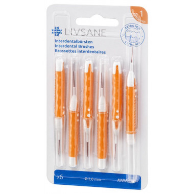 Livsane brosses interdentaires extra fines 6 pièces Livsane brosses interdentaires extra fines 6 pièces
