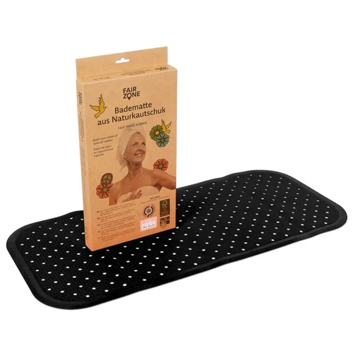 FAIR ZONE Tapis de bain 76 x 34 cm black
