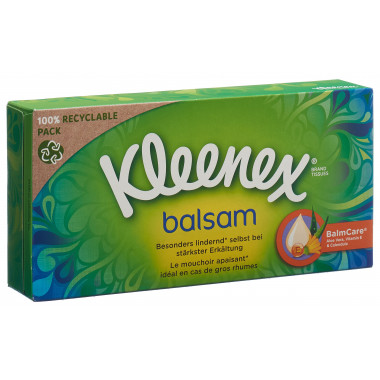 Boîte de mouchoirs Kleenex Balsam 56 pces