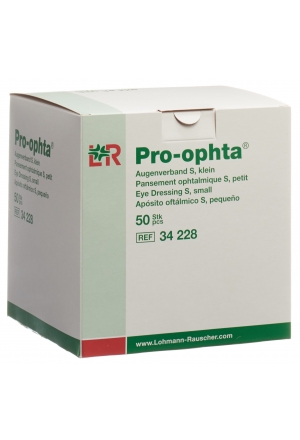 Pansement oculaire Pro Ophta S S transparent 50 pièces