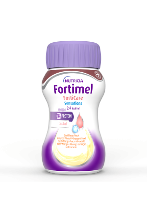 Fortimel FortiCare 2.4 kcal pêche mangue 4 x 125ml