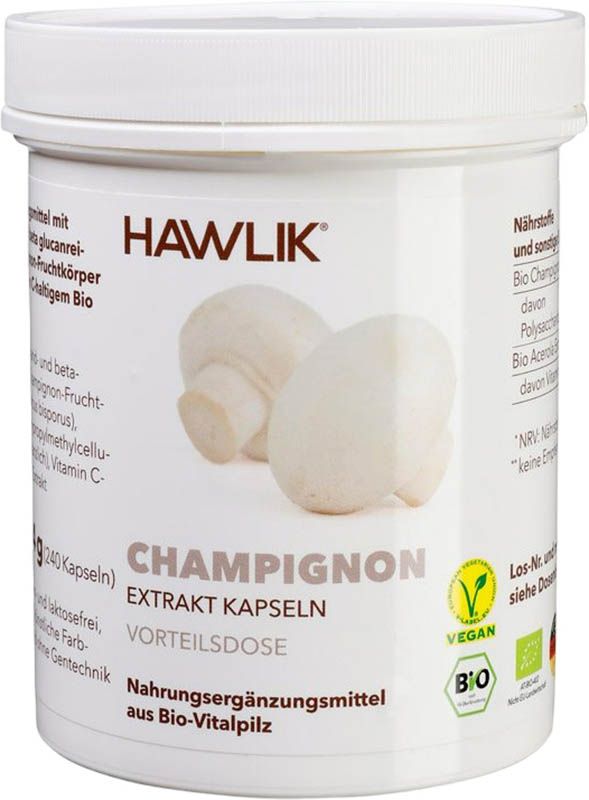 HAWLIK Extrait de champignon en gélules 240 pièces