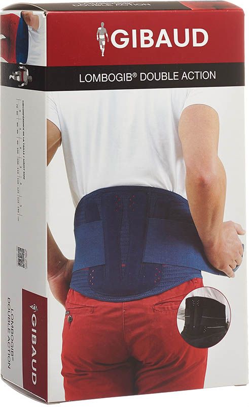 GIBAUD Lombogib Double Action 26cm Gr2 90-100cm bleu GIBAUD Lombogib Double Action 26cm Gr2 90-100cm bleu