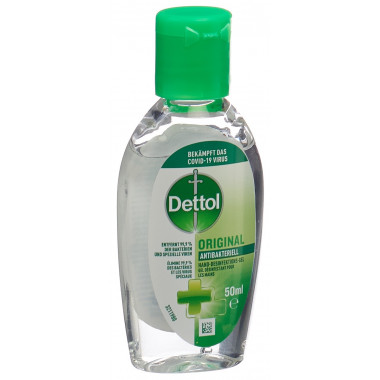 Gel désinfectant pour les mains Dettol antibactérien 50ml