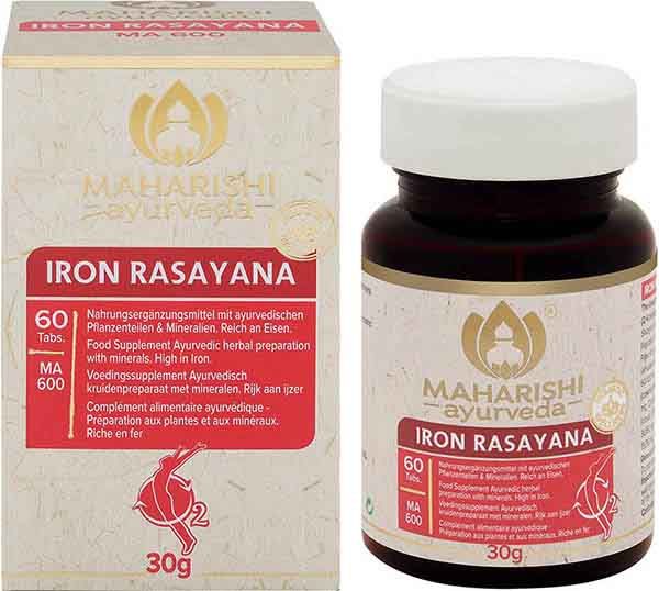 MAHARISHI AYURVEDA Comprimés de Fer Rasayana 60 Comprimés MAHARISHI AYURVEDA Comprimés de Fer Rasayana 60 Comprimés
