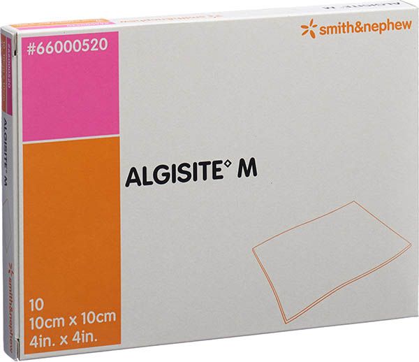 ALGISITE M Compresses d'alginate 10x10cm 10 pces