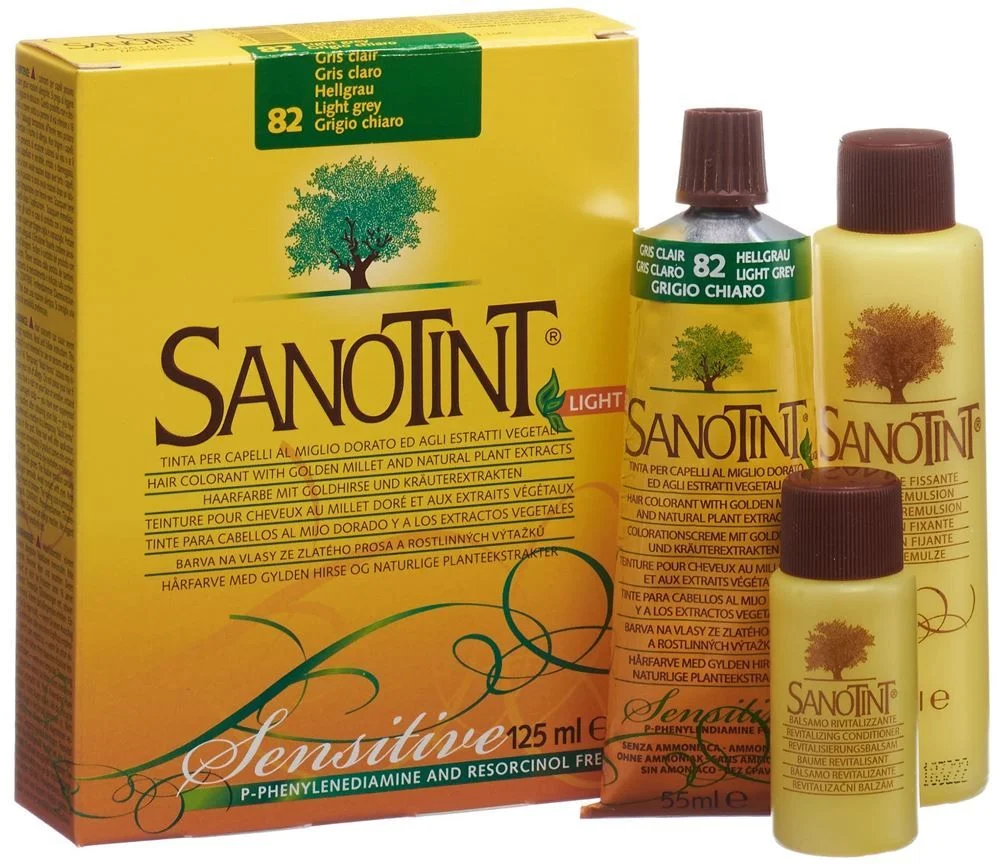 Sanotint Sensitive couleur de cheveux 82 gris clair