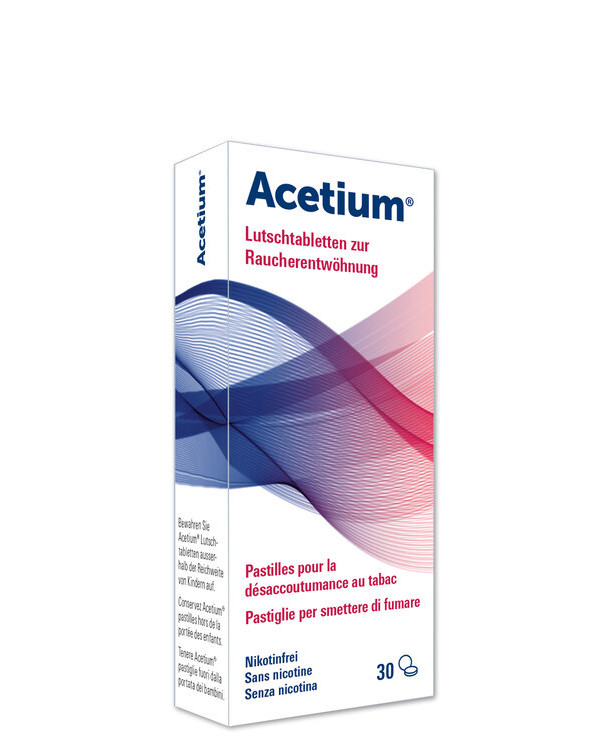 ACETIUM pastille à sucer pour arrêter de fumer 30 pièces ACETIUM pastille à sucer pour arrêter de fumer 30 pièces