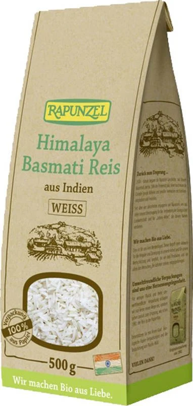 Rapunzel Riz Basmati blanc original 500g Rapunzel Riz Basmati blanc original 500g