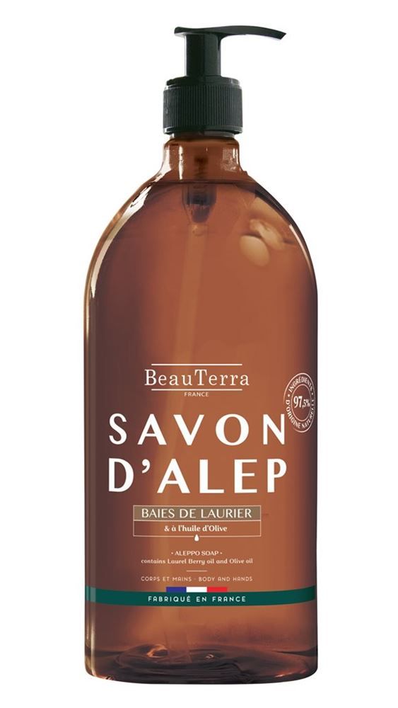 BeauTerra Savon liquide Aleppo Fl 1000ml BeauTerra Savon liquide Aleppo Fl 1000ml