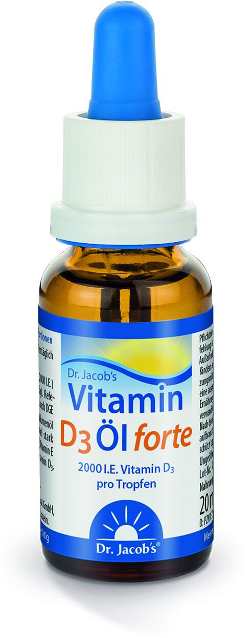 DR. JACOB'S Vitamine D3 Huile forte Fl 20ml DR. JACOB'S Vitamine D3 Huile forte Fl 20ml