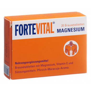 ForteVital Magnésium comprimés effervescents 20 pièces ForteVital Magnésium comprimés effervescents 20 pièces