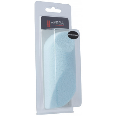 Herba éponge ponce avec ions d'argent bleu clair