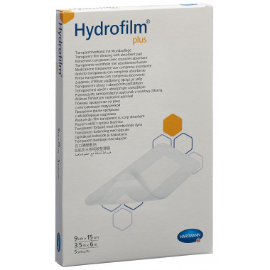 Hydrofilm PLUS pansement imperméable 9x15cm stérile 5 pièces