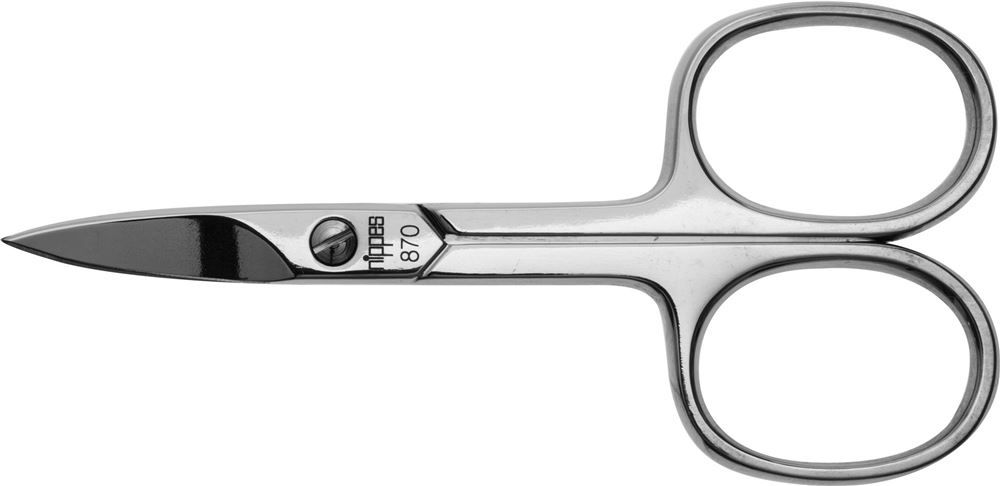 Ciseaux à ongles Nippes gaucher 9cm nickelé Ciseaux à ongles Nippes gaucher 9cm nickelé
