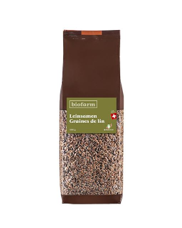Biofarm Graines de lin Bourgeon CH 500g Biofarm Graines de lin Bourgeon CH 500g