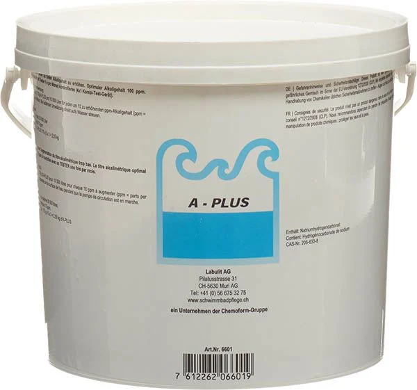 A PLUS Teneur en alcali Poudre 3kg