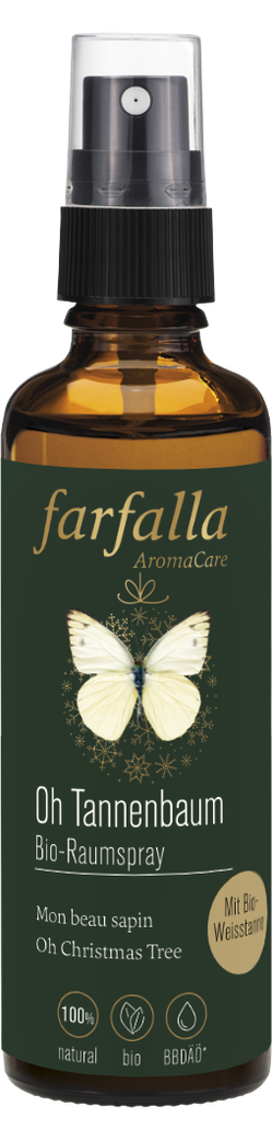 FARFALLA Spray d'ambiance bio Oh Tannenbaum Test 75ml FARFALLA Spray d'ambiance bio Oh Tannenbaum Test 75ml