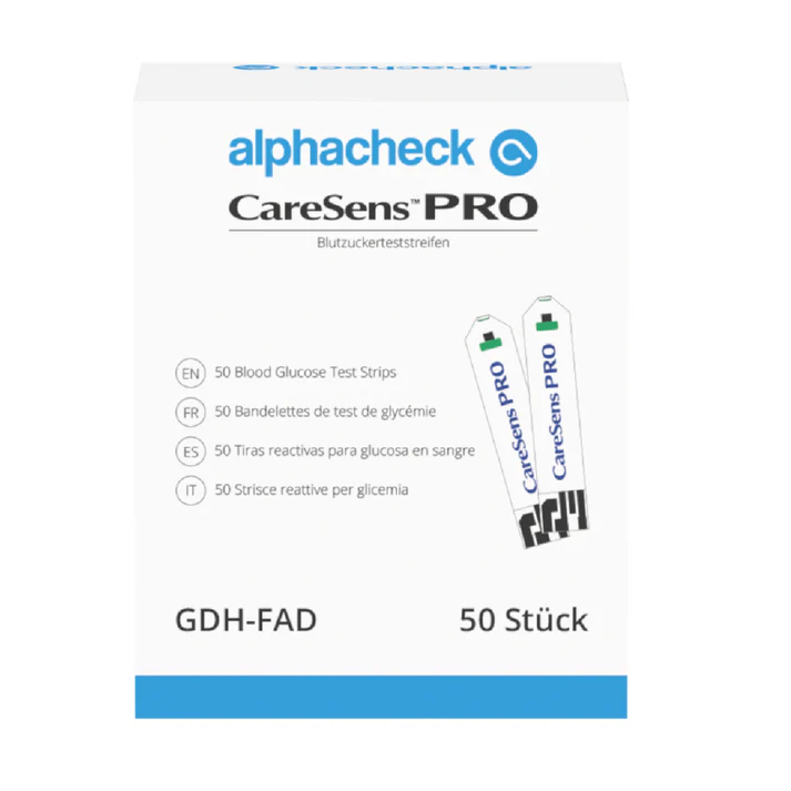 alphacheck CareSense Bandelettes de test de la glycémie 50 pièces