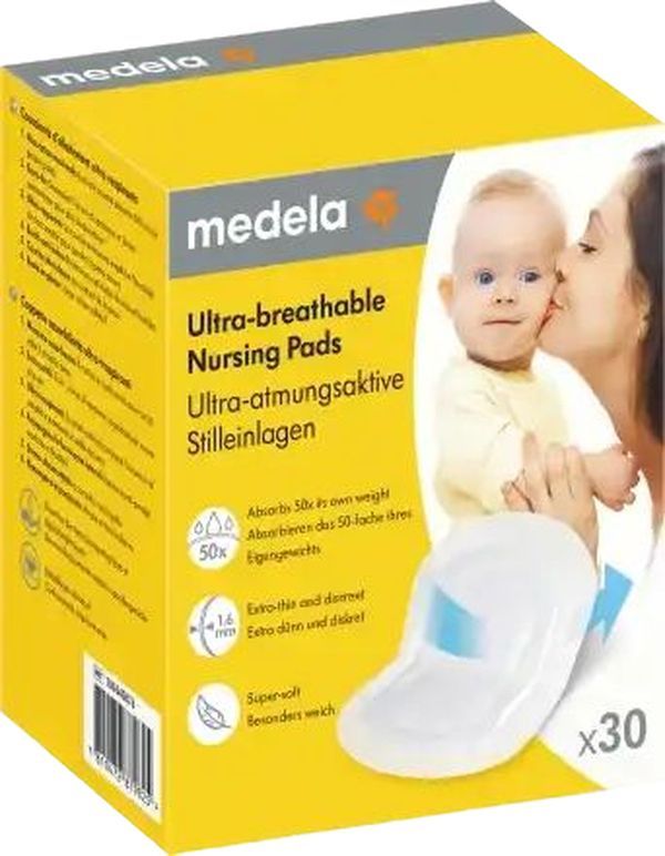 Medela Coussinets d'allaitement ultra-respirants 30 pièces Medela Coussinets d'allaitement ultra-respirants 30 pièces