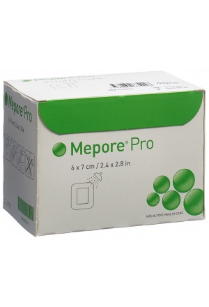 Mepore pro Pansement 7x6cm Coussinet 4x3cm stérile 60 pièces