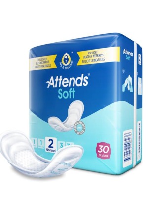 ATTENDS Soft 2 Normal Coussinets Btl 30 pièces