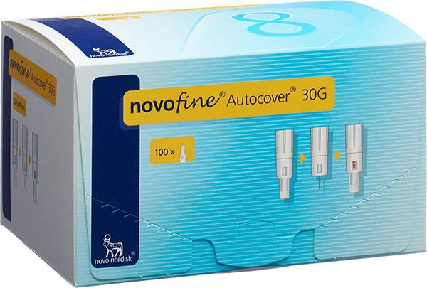 Novofine Autocover Aiguille hypodermique 30G 8mm 100 pièces