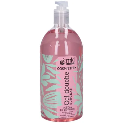 Gel douche MKL Green Nature à la fleur de cerisier bio, 1 000 ml