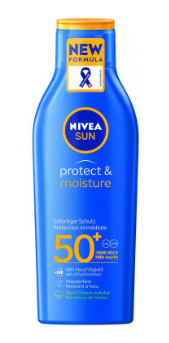 Nivea Sun Protect & Moisture Lait solaire traitant SPF 50+ 200ml Nivea Sun Protect & Moisture Lait solaire traitant SPF 50+ 200ml