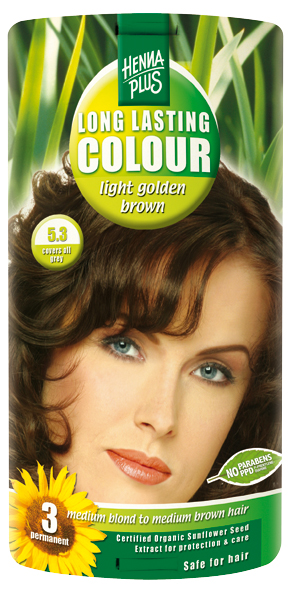 HENNA PLUS Long Last Colour 5.3 brun doré clair