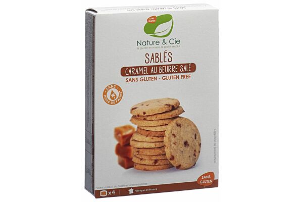 Nature & Cie Biscuits sablés au caramel sans gluten 135g