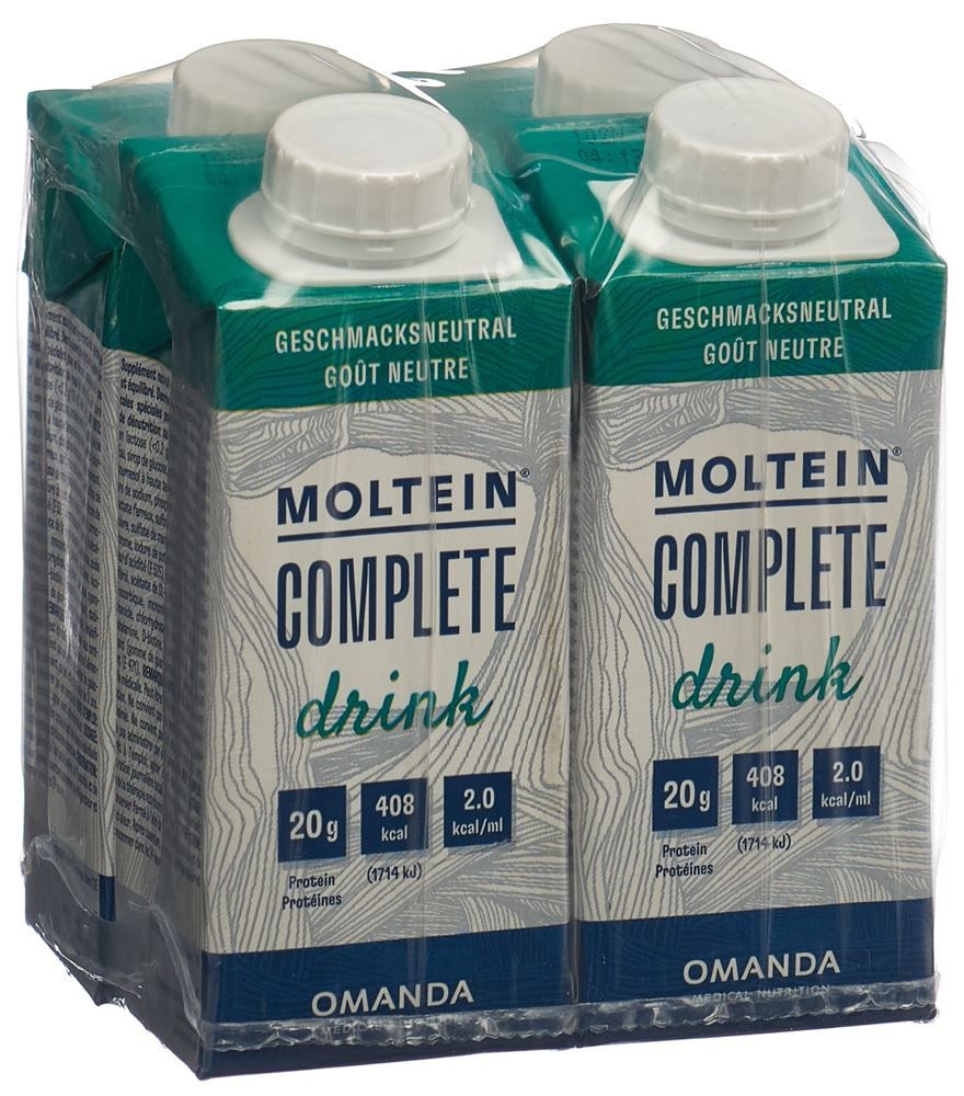 MOLTEIN Complete Drink Neutral 4 Tetra 200ml MOLTEIN Complete Drink Neutral 4 Tetra 200ml