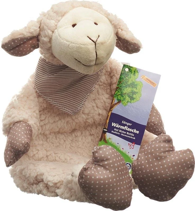 SÖNGER bouillotte 0.8l peluche mouton Lorry