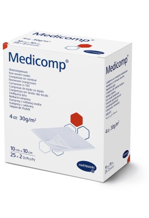 Medicomp Bl 4 plis S30 10x10cm stérile 40 x 5 pièces