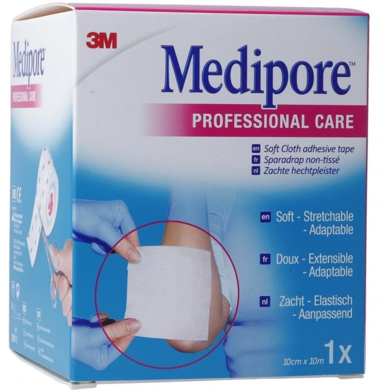 Rouleau de nontissé de fixation 3M Medipore 10cmx10m Liner Rouleau de nontissé de fixation 3M Medipore 10cmx10m Liner